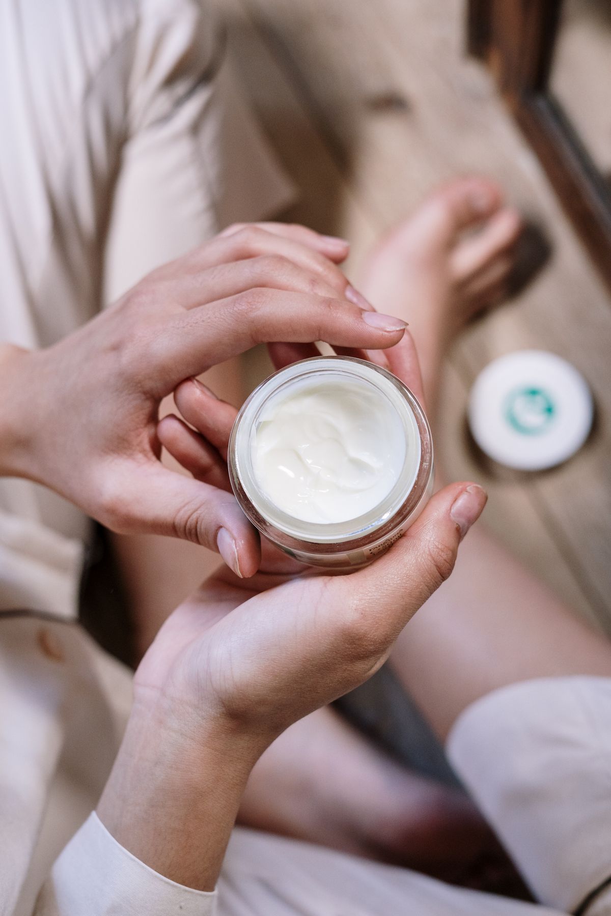 Foot cream and pedicure care